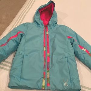 Spyder girls insulated ski jacket